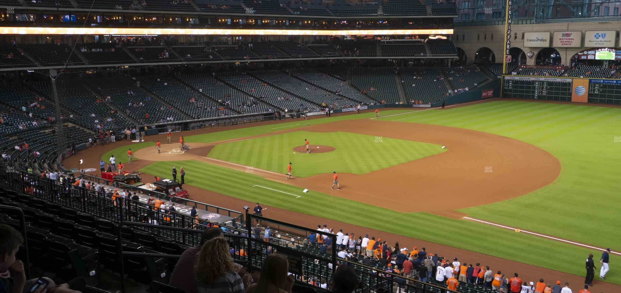 Seating view for Minute Maid Park Section 229