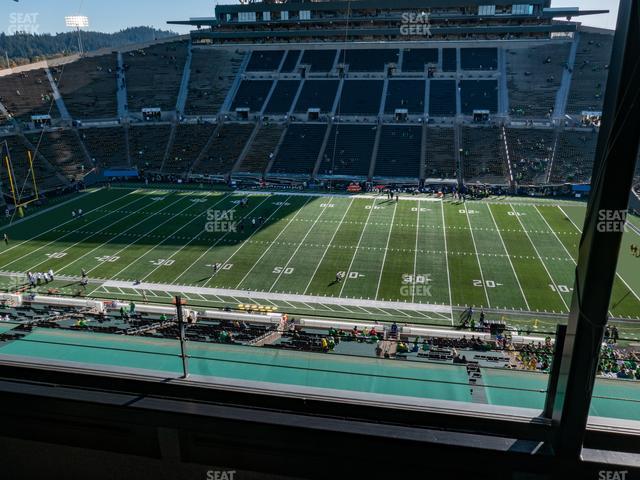 Seating view for Autzen Stadium Section Charter Box 2