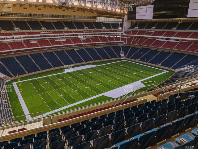 Seating view for NRG Stadium Section 613