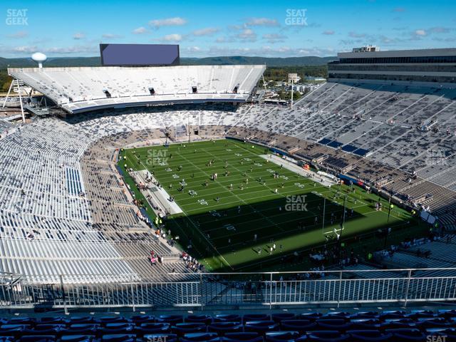 Seating view for Beaver Stadium Section South J Upper