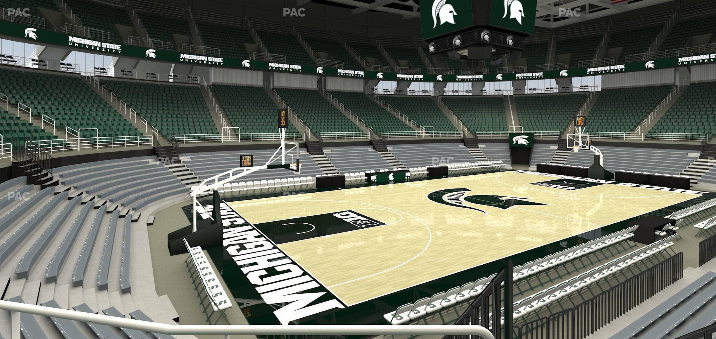 Seating view for Jack Breslin Student Events Center Section 131