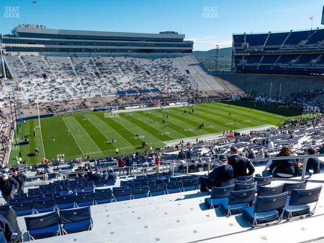 Seating view for Beaver Stadium Section West J Upper