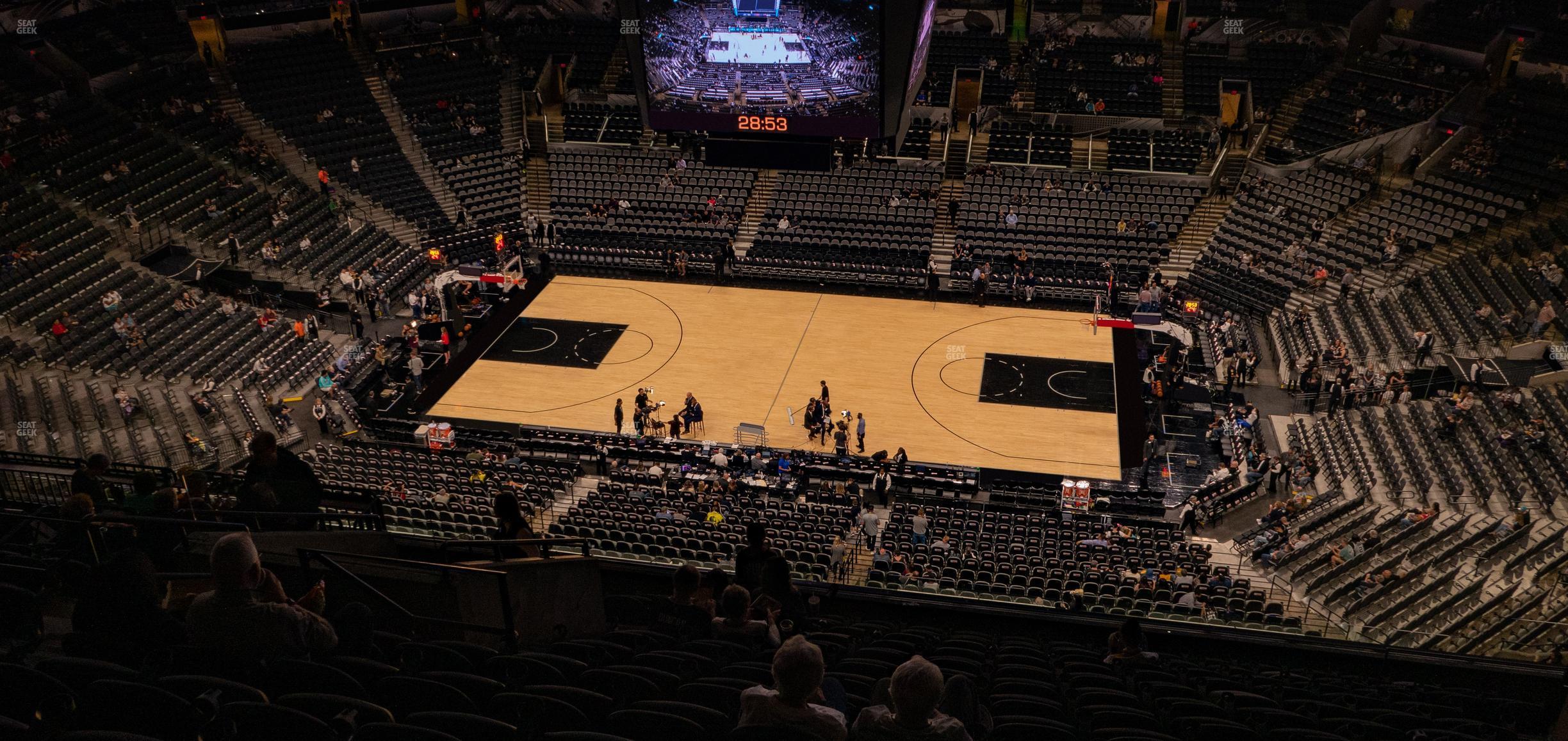 Seating view for Frost Bank Center Section 207