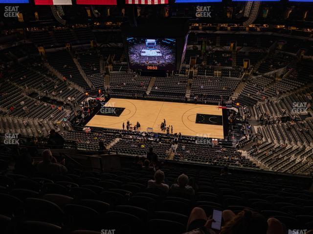 Seating view for Frost Bank Center Section 207