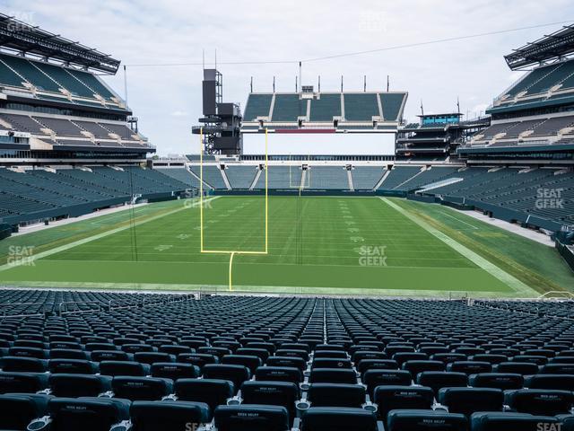 Seating view for Lincoln Financial Field Section 110