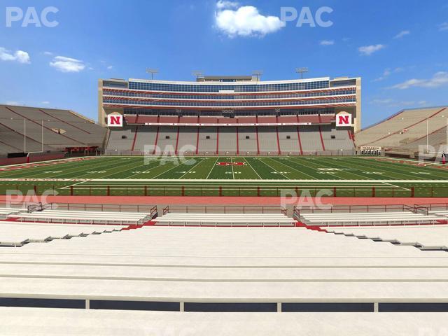 Seating view for Memorial Stadium Nebraska Section 6