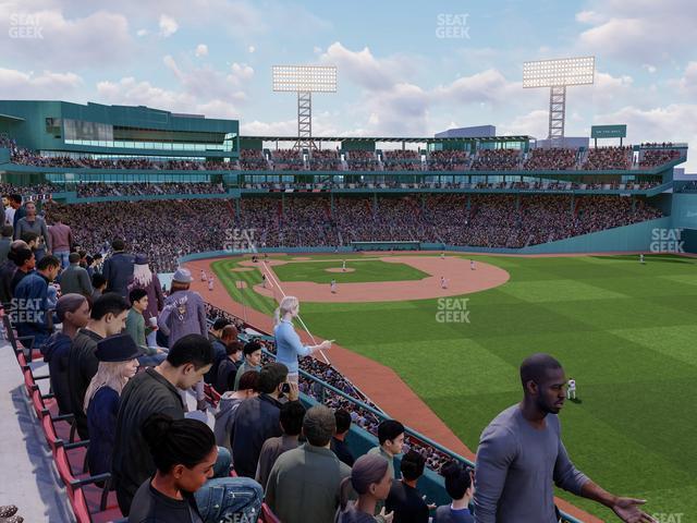 Seating view for Fenway Park Section Right Field Roof Box 41