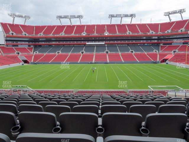 Seating view for Raymond James Stadium Section 211