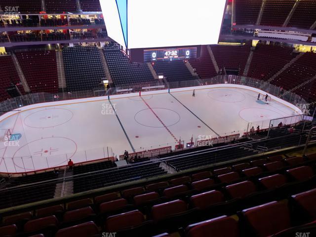 Seating view for Prudential Center Section 110