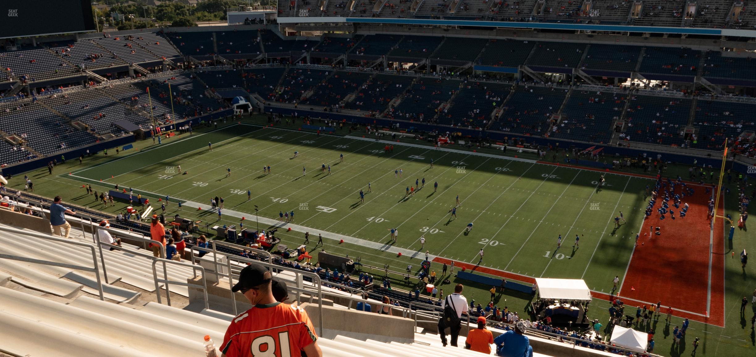 Seating view for Camping World Stadium Section 204