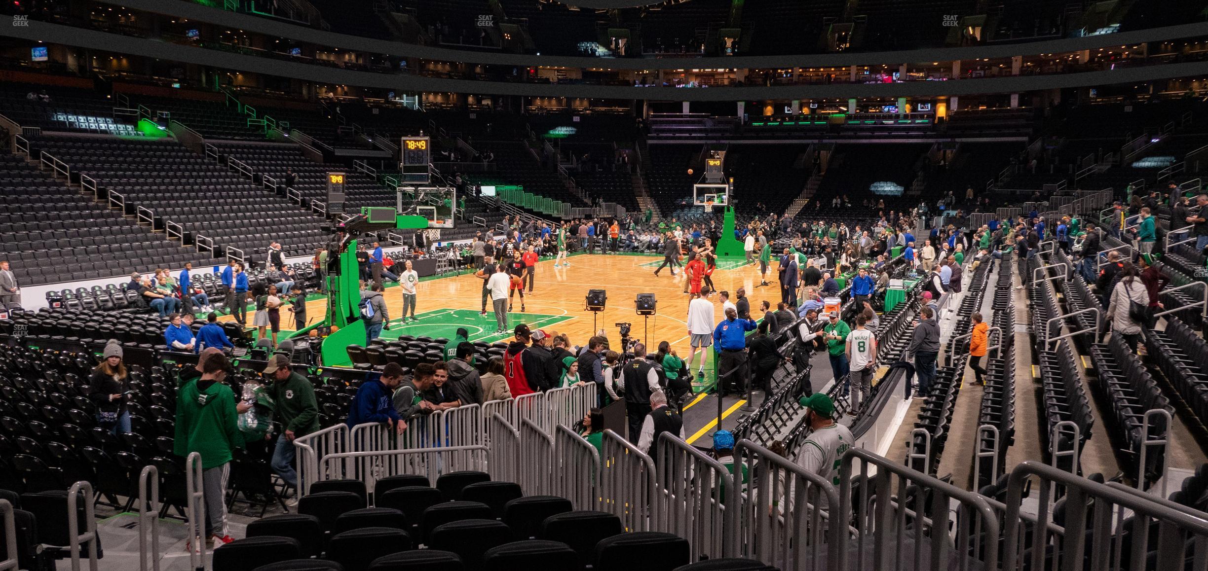 Seating view for TD Garden Section Loge 5