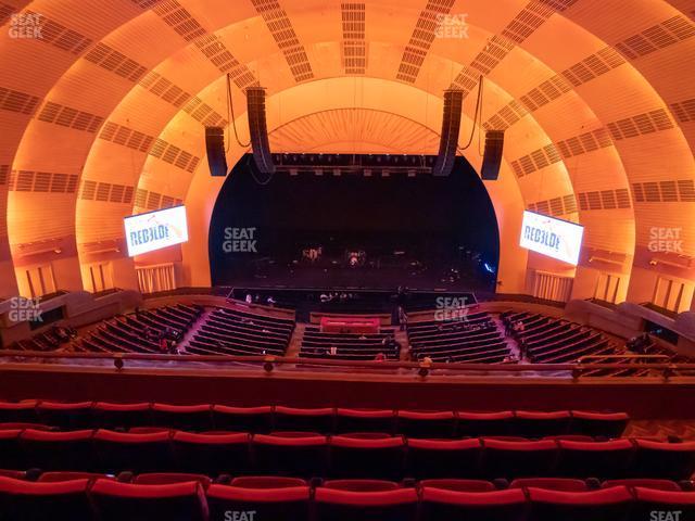 Seating view for Radio City Music Hall Section Third Mezzanine 4