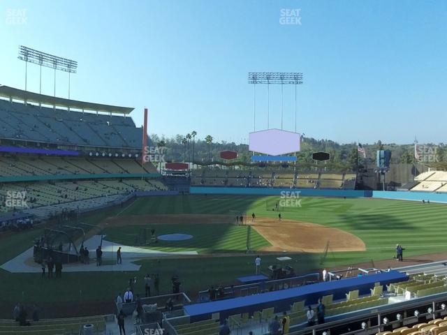 Seating view for Dodger Stadium Section 126 Lg