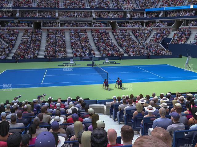 Seating view for Arthur Ashe Stadium Section 17