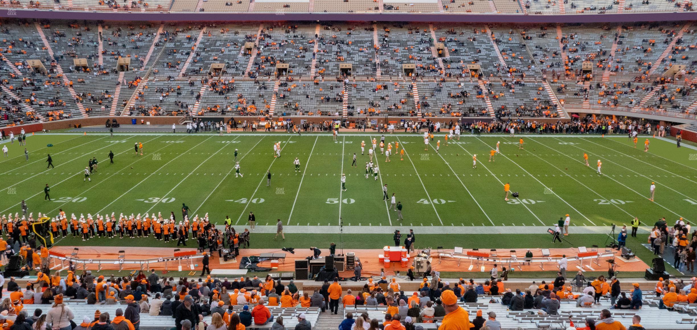 Seating view for Neyland Stadium Section D