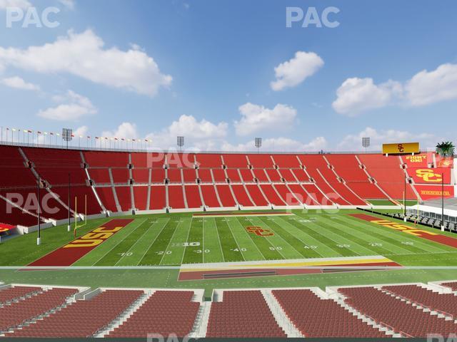 Seating view for Los Angeles Memorial Coliseum Section Founders Suite 309