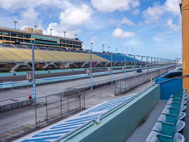 Seating view for Homestead-Miami Speedway Section Pit Road Cabana 8