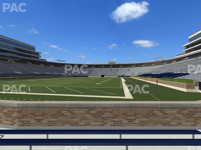 Seating view for Notre Dame Stadium Section 17