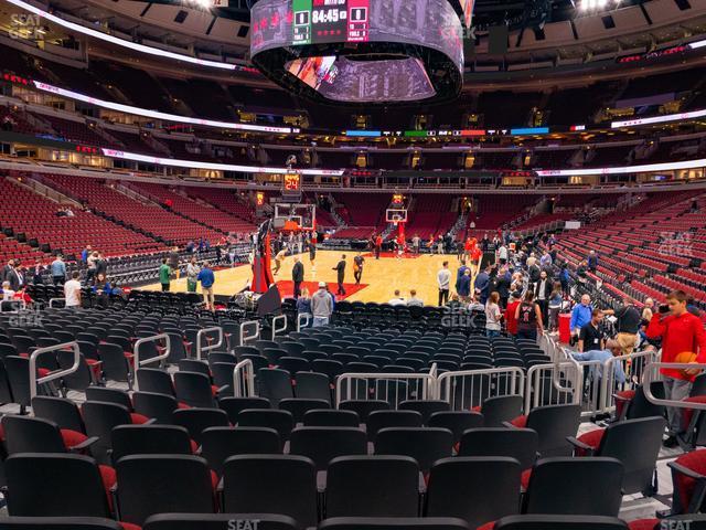 Seating view for United Center Section 105