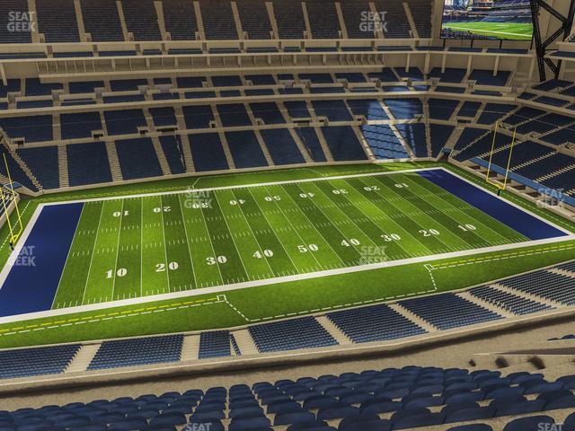 Seating view for Lucas Oil Stadium Section 642