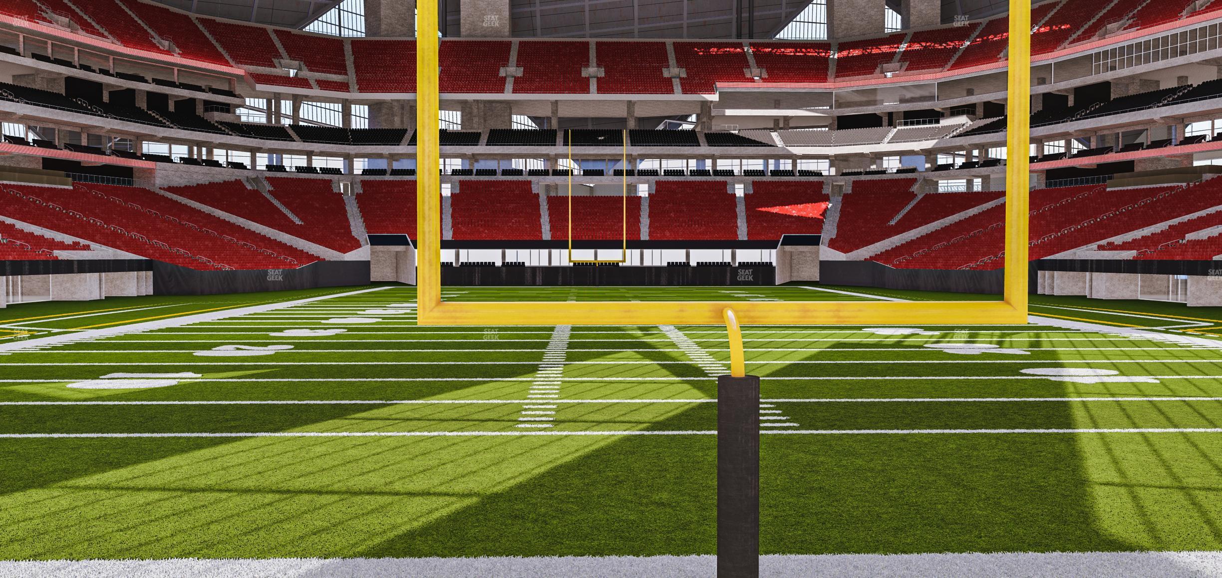 Seating view for Mercedes-Benz Stadium Section East Field Suite 5