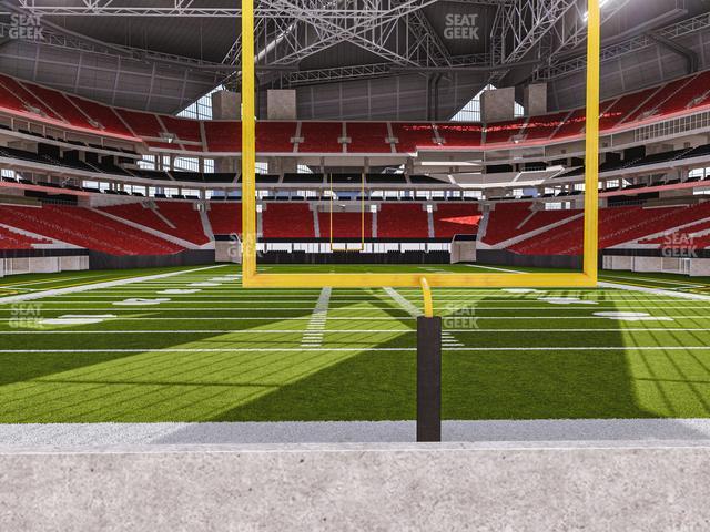 Seating view for Mercedes-Benz Stadium Section East Field Suite 5