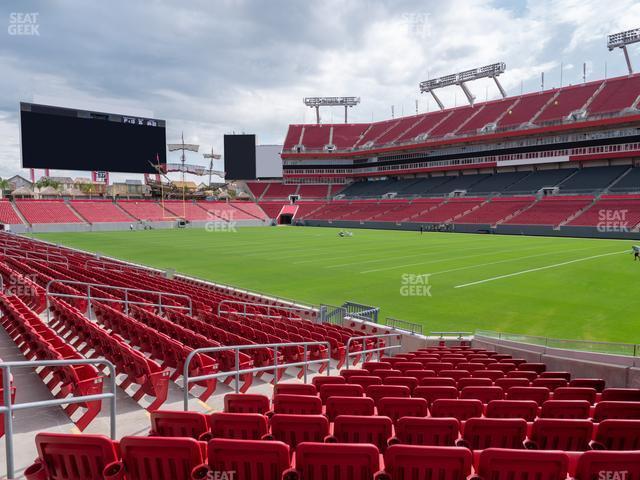 Seating view for Raymond James Stadium Section 118