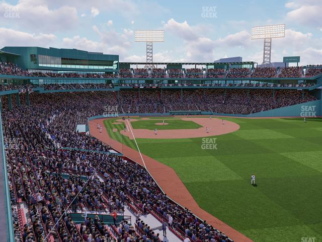 Seating view for Fenway Park Section Right Field Roof Deck Table 119