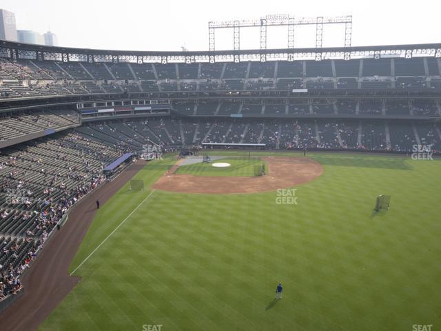 Seating view for Coors Field Section Lower 306