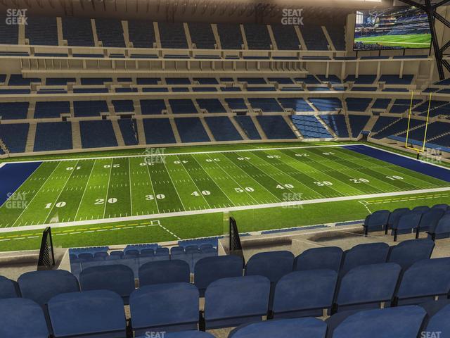 Seating view for Lucas Oil Stadium Section 442