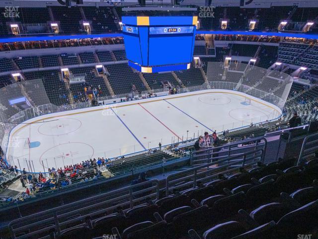 Seating view for Enterprise Center Section 322