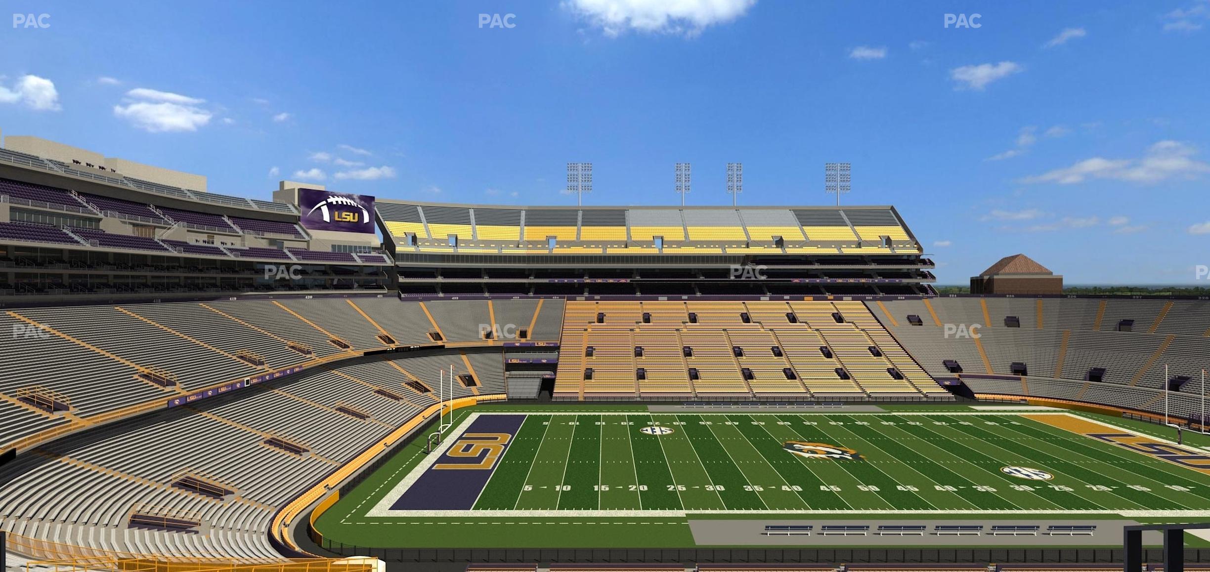 Seating view for Tiger Stadium Section Suite 120