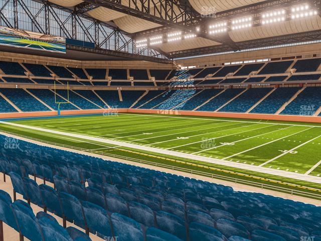 Seating view for Ford Field Section 110