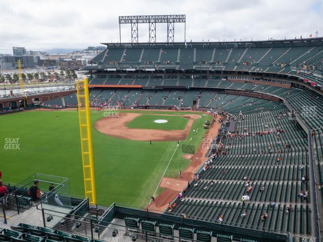 Seating view for Oracle Park Section View Reserved 335