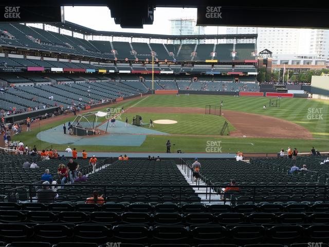 Seating view for Oriole Park at Camden Yards Section 23