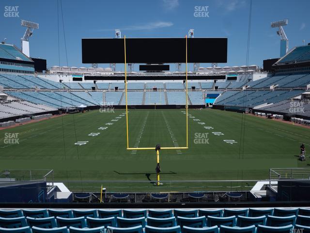 Seating view for EverBank Stadium Section 148