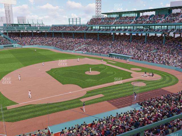 Seating view for Fenway Park Section Dell Technologies Suite L 12