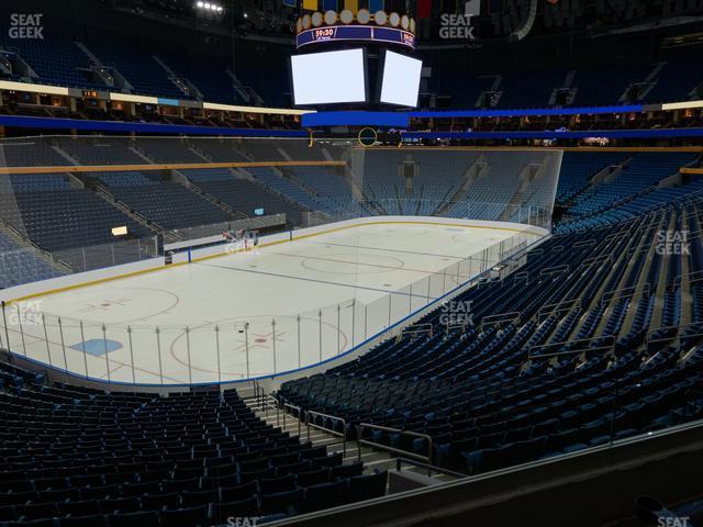 Seating view for KeyBank Center Section 223