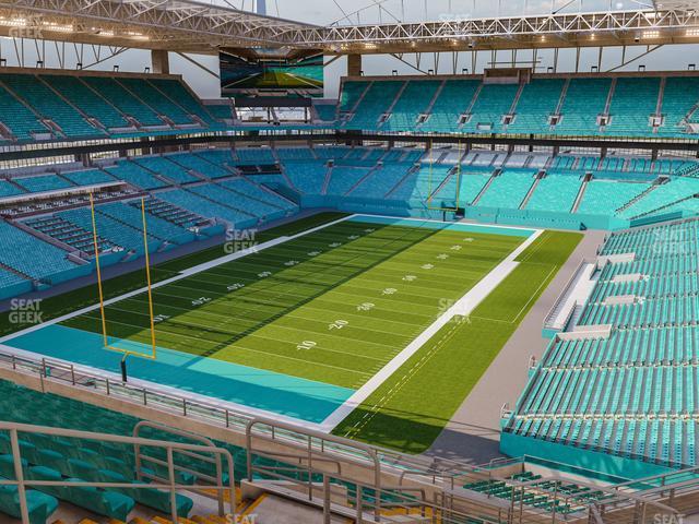 Seating view for Hard Rock Stadium Section 328