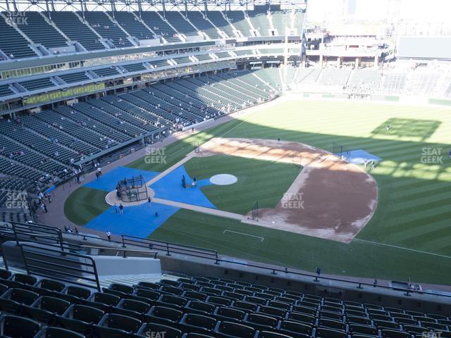 Seating view for Guaranteed Rate Field Section 522