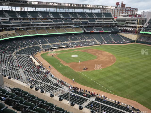 Seating view for Target Field Section 203