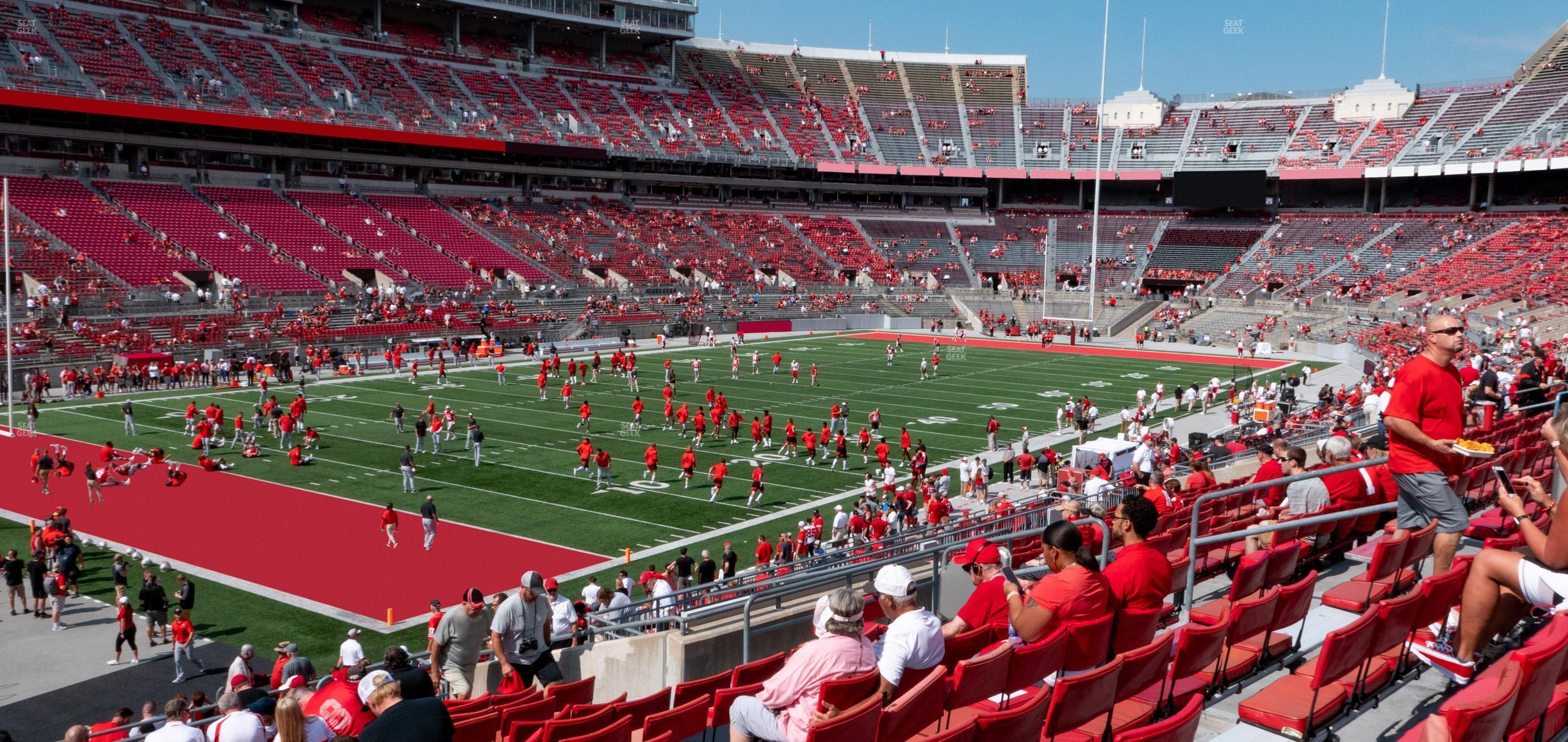 Seating view for Ohio Stadium Section 30 A