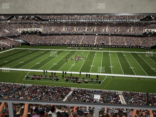 Seating view for Caesars Superdome Section Suite 322