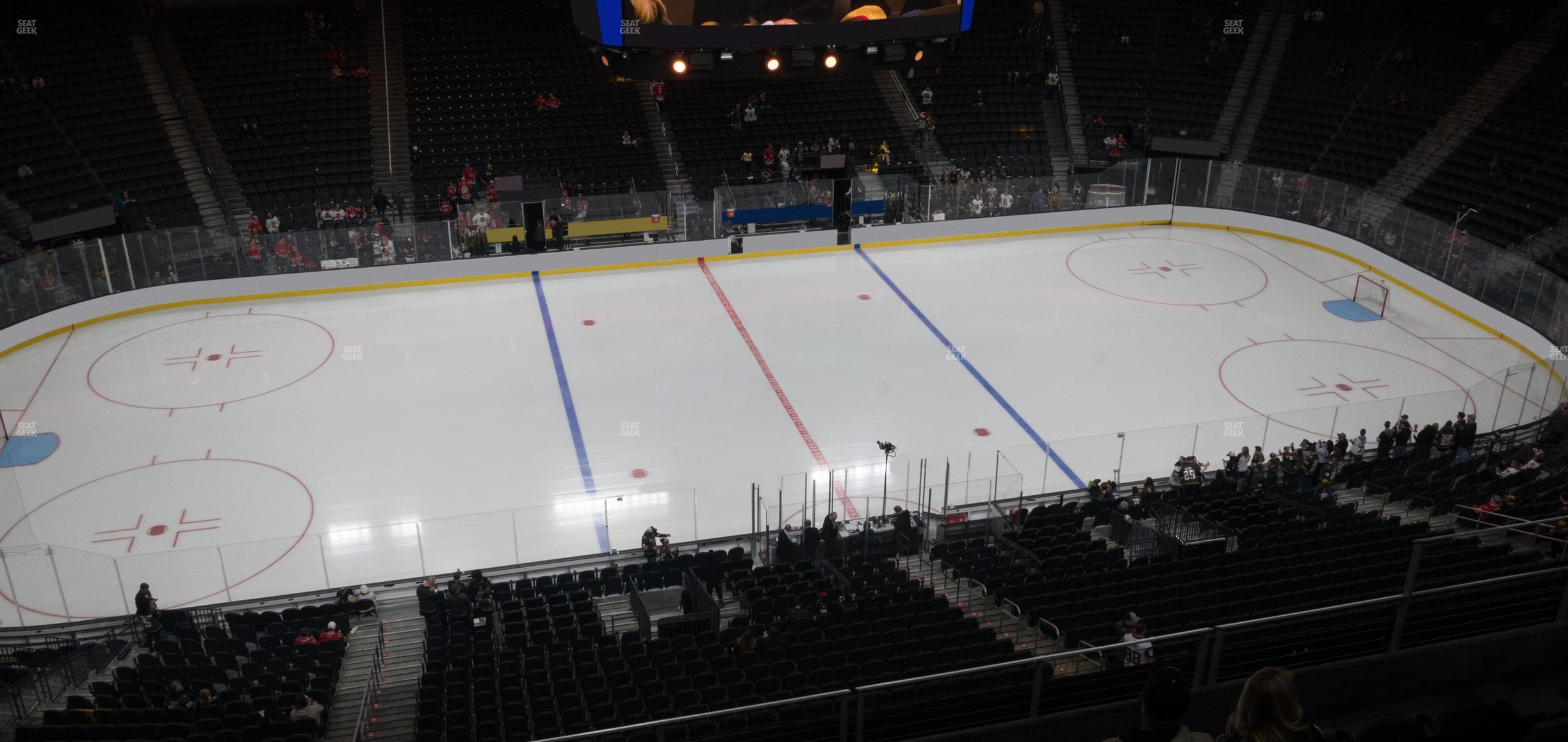 Seating view for T-Mobile Arena Section 221