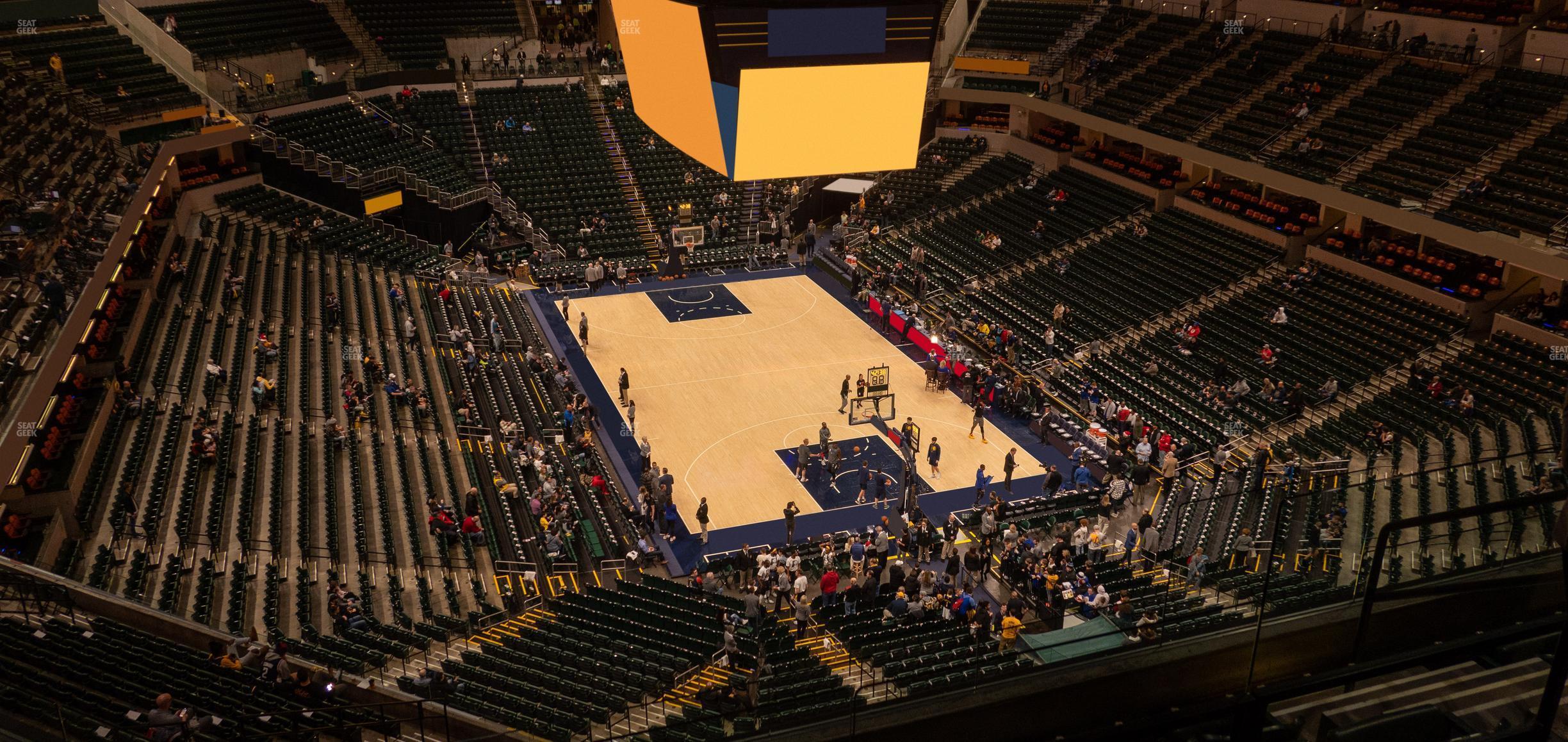 Seating view for Gainbridge Fieldhouse Section 218