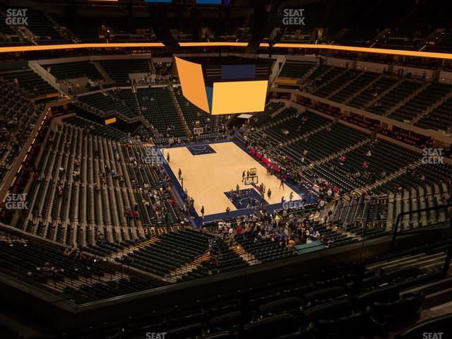 Seating view for Gainbridge Fieldhouse Section 218