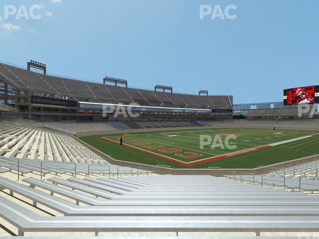 Seating view for TDECU Stadium Section 135