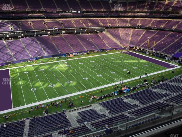 Seating view for U.S. Bank Stadium Section 344