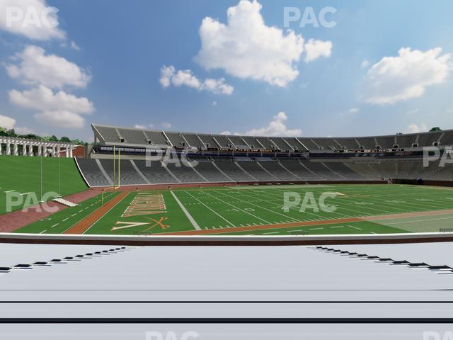 Seating view for Scott Stadium Section 129