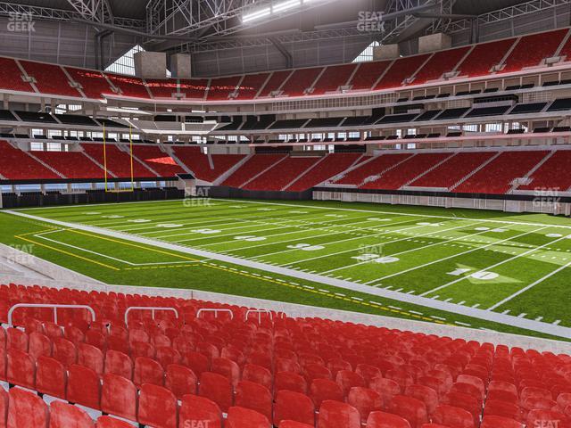 Seating view for Mercedes-Benz Stadium Section 106